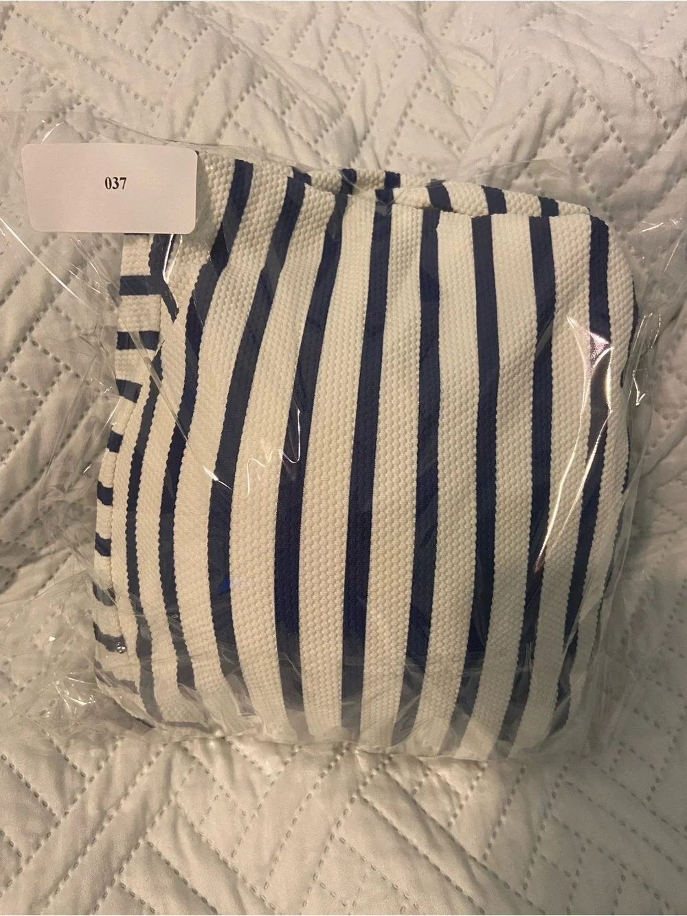 J.Crew Cap-sleeve One Piece Striped Swimsuit